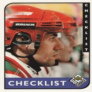 Checklist - 1998/1999 Upper Deck Swedish Hockey League Card